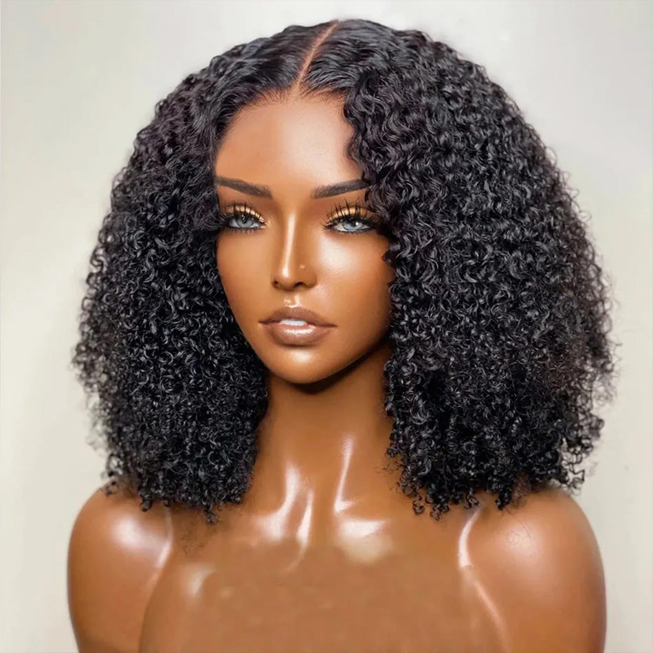 Transparent 13x6 Lace Front 6x5 Glueless Lace Closure Wig Curly Human Hair Wigs Ready To Wear