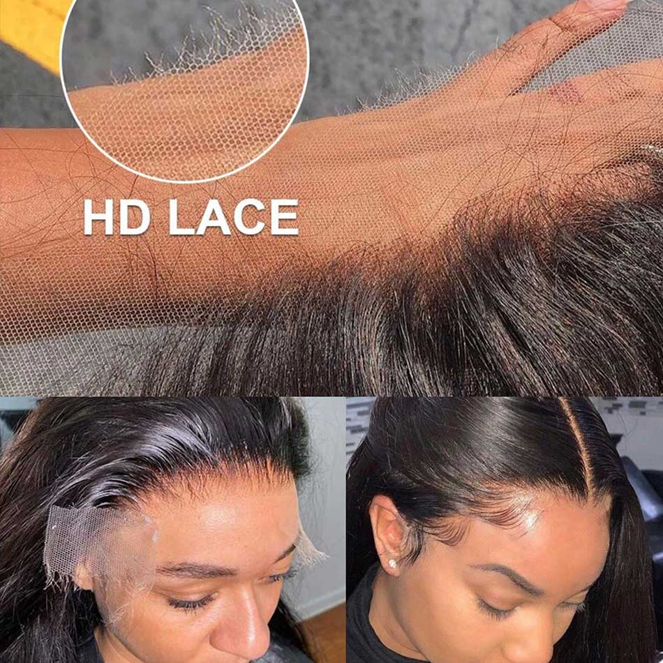 HD Lace Highlight Blonde Colored Human Hair Wigs Glueless Wigs