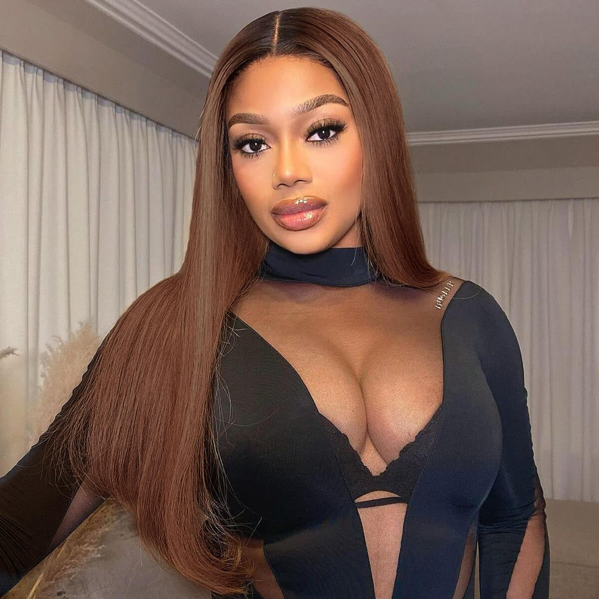 Ombre Brown 5x5 Glueless 13x6 Lace Front Human Hair Wigs