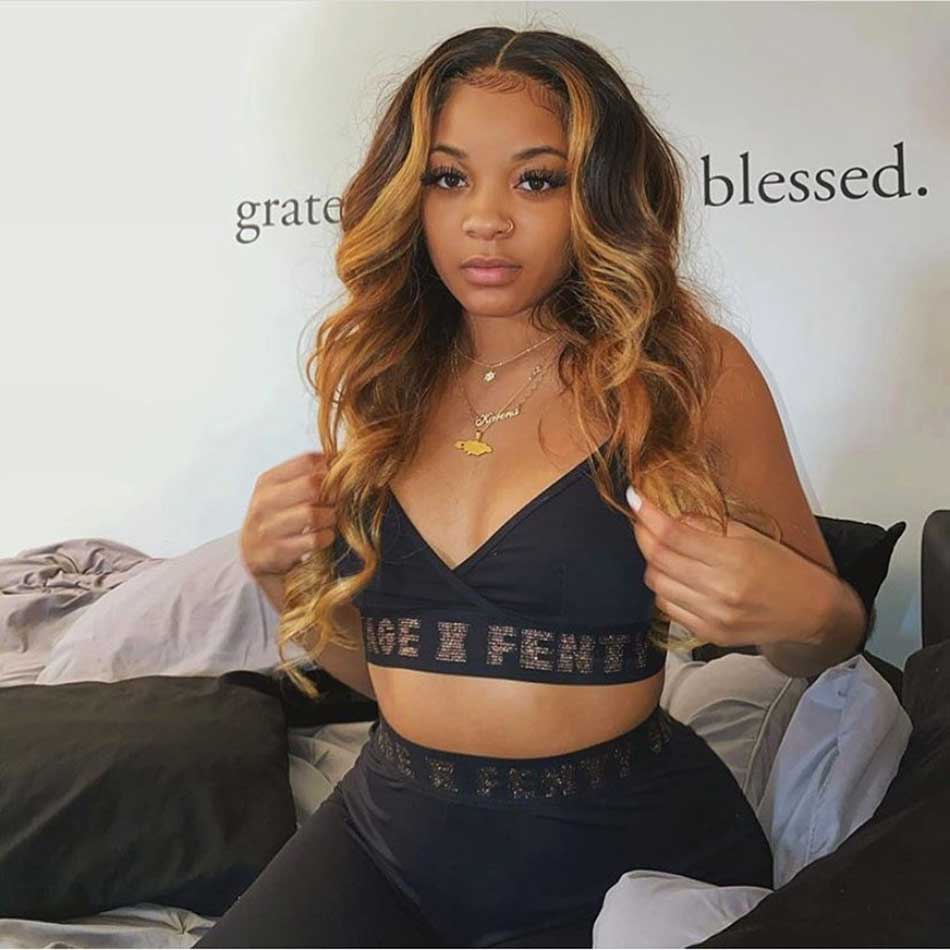 Hairstylist Works Double Drawn 6x5 Glueless Human Hair Wigs Body Wave Highlight Ombre Colored Wigs