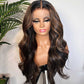 1B/30# Highlight Blonde Colored 5x5 13x6 Lace Front Closure Wig 6x5 Glueless Ready To Go Human Hair Wigs Body Wave