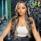 Highlight 1B/27# Trendy Colored 5x5 Glueless 5x5 13x6 Lace Front Closure Wig Ready To Wear Human Hair Wigs
