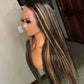 1B/27# Highlight Blonde Colored 5x5 13x6 Lace Front Closure Wig 6x5 Ready To Go Human Hair Wigs Straight
