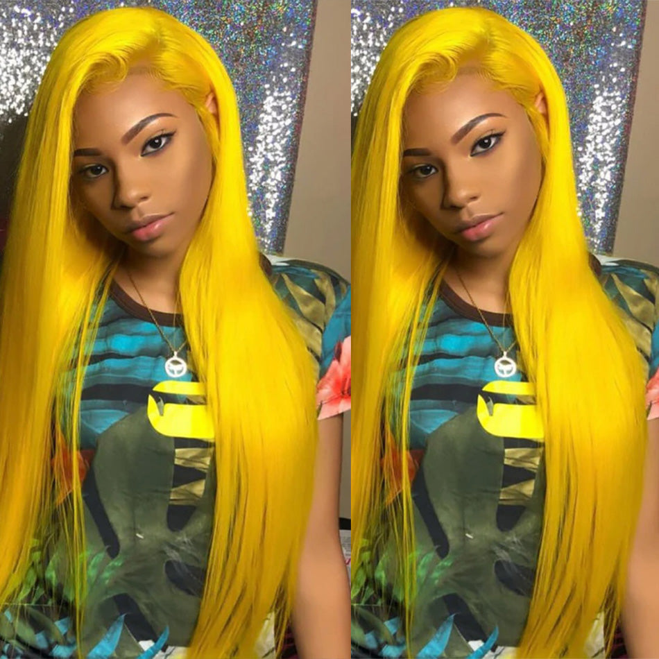 10A 250% Density HD Transparent 13x6 Lace Front Human Hair Wig