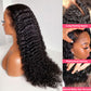 Transparent 13x6 Lace Front Closure Wig 5x5 Ready To Go Human Hair Deep Wave Wig