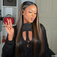 Highlight 1B/30# Colored 13x6 Lace Closure Front Wig 5x5 Glueless Ready To Go Human Hair Wig