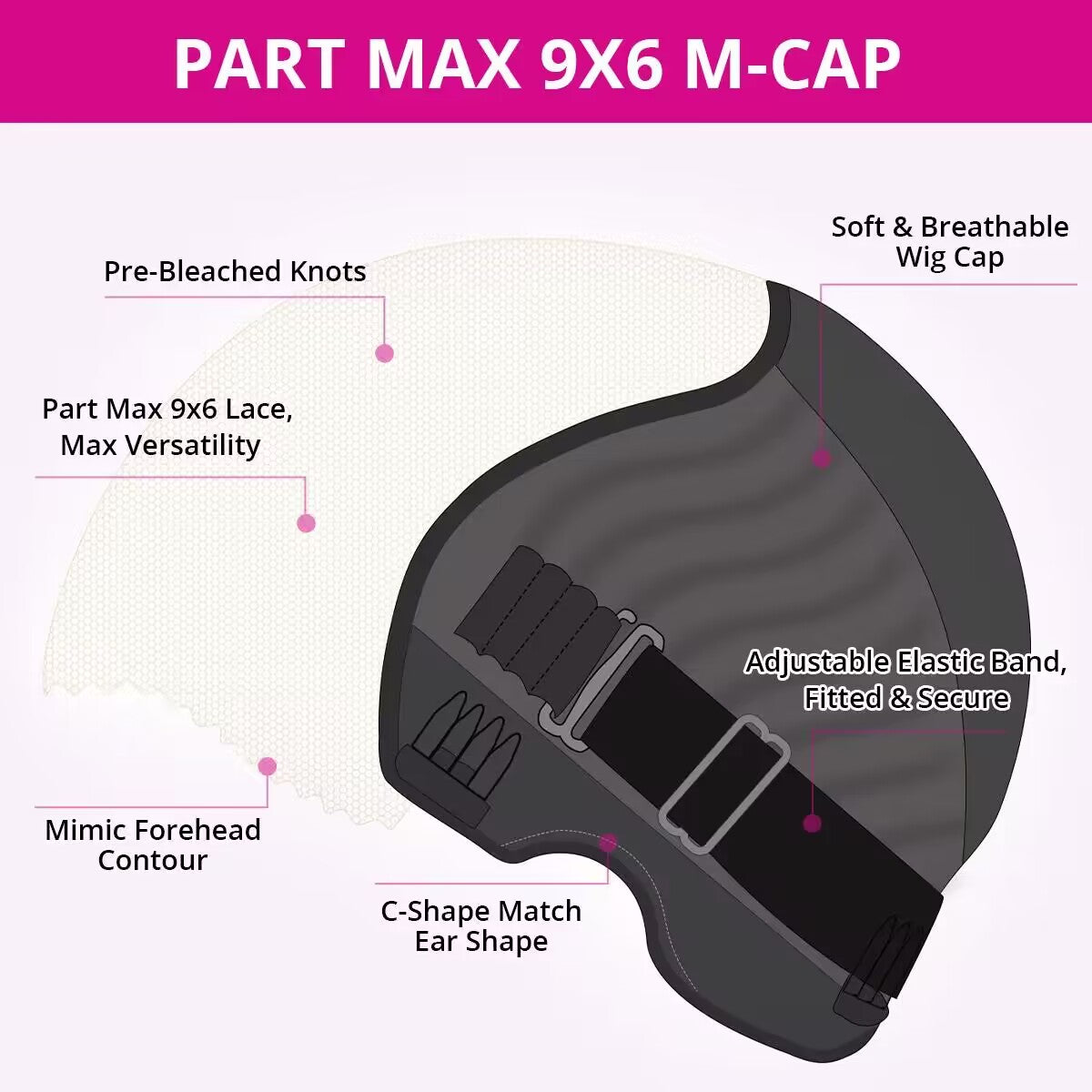 Part Max 9×6 M-Cap Glueless Lace Ready To Go Wig Kinky Curly Pre-Everything Ready To Wear Human Hair Wigs