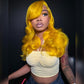 10A 250% Density HD Transparent 13x6 Lace Front Human Hair Wig