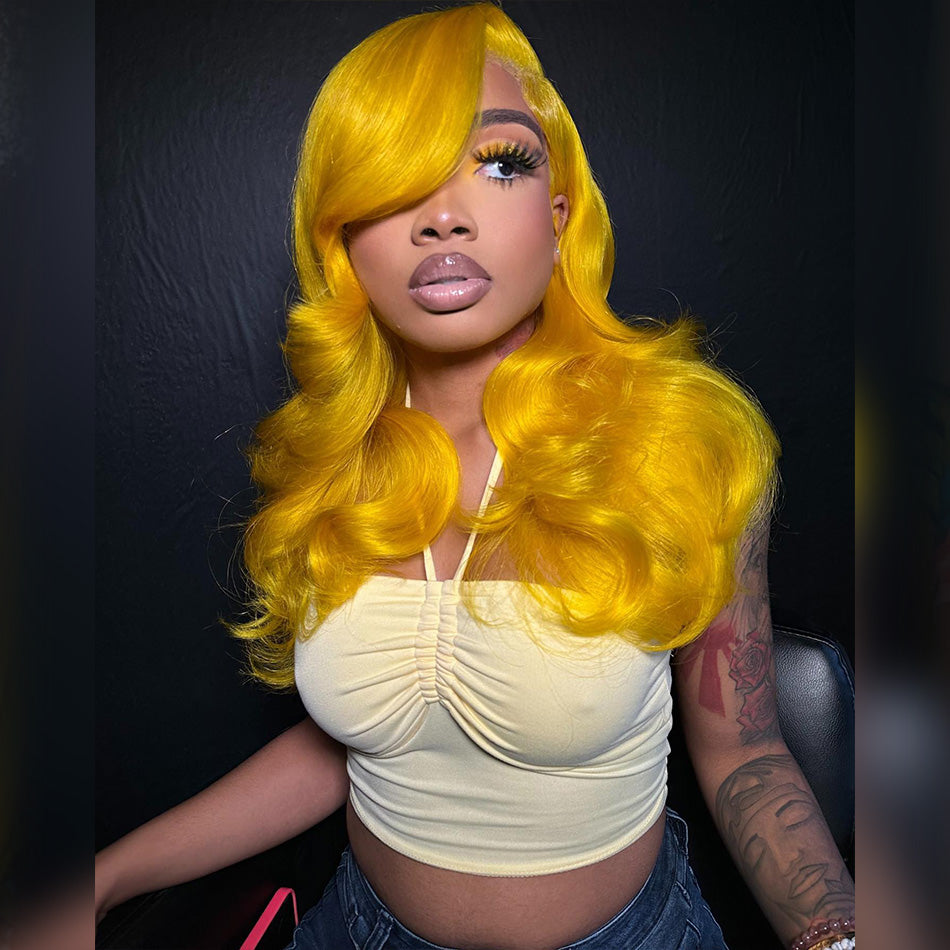10A 250% Density HD Transparent 13x6 Lace Front Human Hair Wig