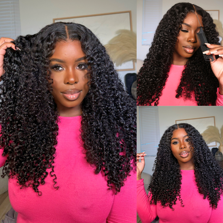 Part Max 9×6 M-Cap Glueless Lace Ready To Go Wig Kinky Curly Pre-Everything Ready To Wear Human Hair Wigs