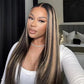 1B/27# Highlight Blonde Colored 5x5 13x6 Lace Front Closure Wig 6x5 Ready To Go Human Hair Wigs Straight