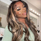 Highlight 1B/27# Colored Invisiable Undetectable HD 5x5 13x4 Full Lace Frontal Closure Human Hair Wig