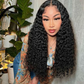5x5 Glueless Lace Closure Wig Exotic Curly Ready To Wear Human Hair Wigs