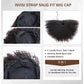 Coily Curly Ombre Brown Colored 3 In 1 Half Wig ( Can be weared in half wig / headband wig / ponytail )