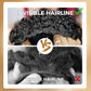 Afro Kinky Curly 3 In 1 Half Wig ( Can be weared in half wig / headband wig / ponytail )