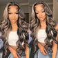 Highlight 1B/27# Colored Invisiable Undetectable HD 5x5 13x4 Full Lace Frontal Closure Human Hair Wig