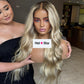 250% Density Classic Balayage Blonde And Brown 13x6 Lace Front Human Hair Wigs