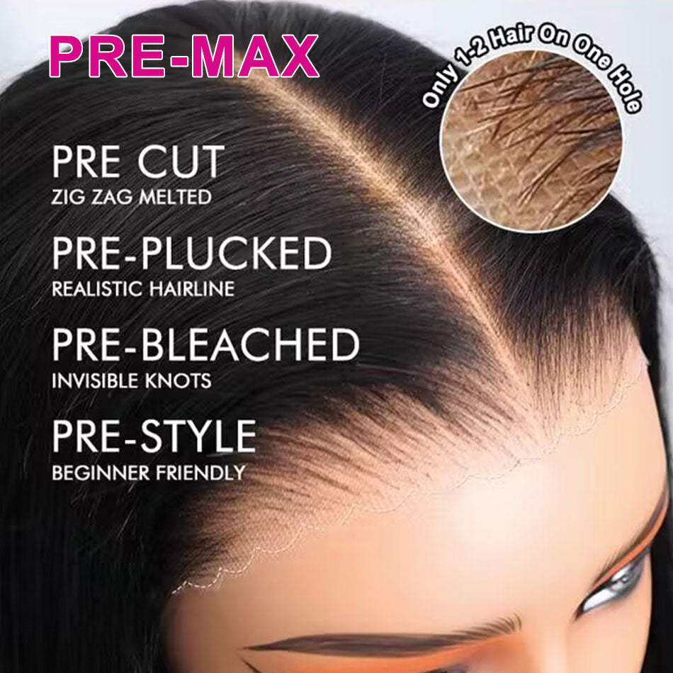 Part Max 9×6 M-Cap Glueless Lace Ready To Go Wig Kinky Curly Pre-Everything Ready To Wear Human Hair Wigs