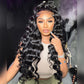 Transparent 5x5 13x6 Lace Front Closure Wig Loose Deep Human Hair Wigs