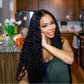 5x5 Lace Closure Glueless Deep Wave Ready To Go Human Hair Wigs