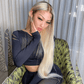 Hot Star Top 10A 250% Density Customized Ombre Platinum Blonde Colored 13x6 Lace Front Human Hair Wigs Brazilian Body Wave