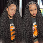 180% Density 5x5 13x4 Undetectable HD Full Lace Frontal Closure Curly Human Hair Wigs