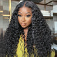 Water Wave 5x5 Glueless Lace Closure Ready To Go Human Hair Wigs Pre Bleached