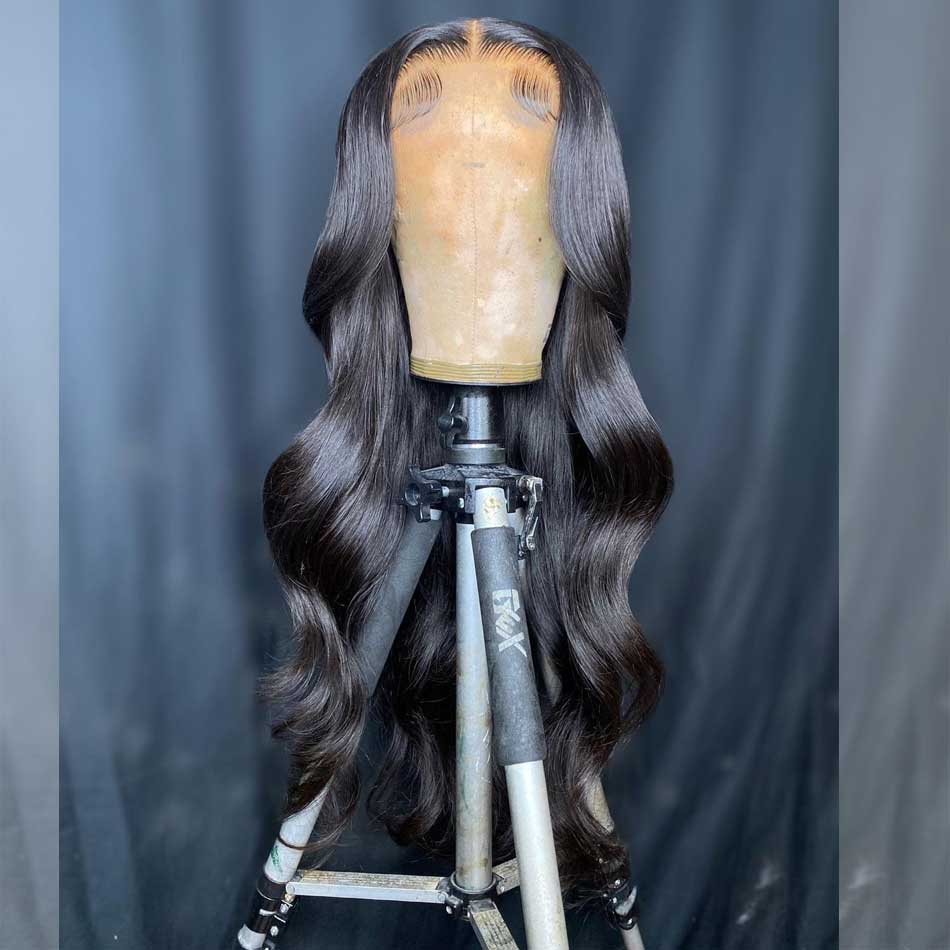 5x5 Glueless Lace Closure Ready To Wear Human Hair Wigs Body Wave