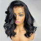 Bob Wigs Human Hair Body Wave 100% Remy Lace Front  Remy Human Hair Wigs 210% Density