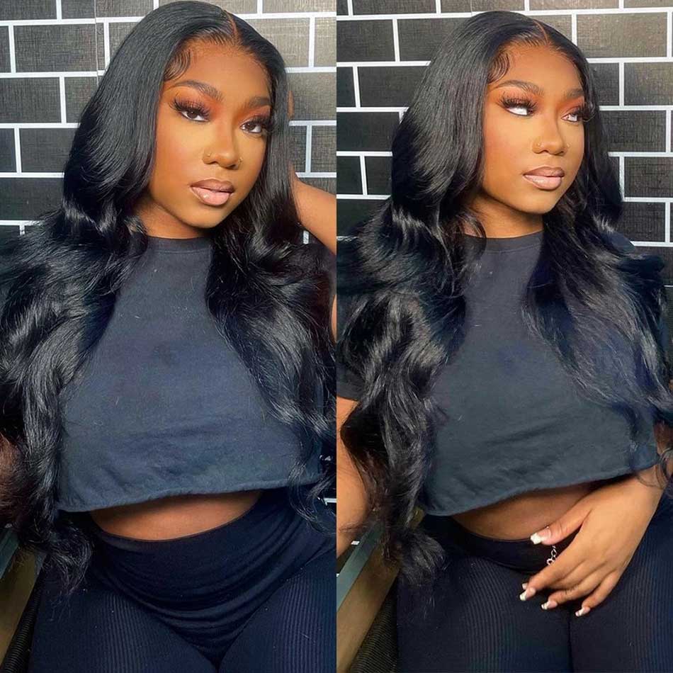 Tuneful 4x4 5x5 HD Lace Closure Remy Human Hair Wigs Raw Indian Body Wave