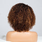 Blonde Highlights Ombre Brown Colored 5x5 Glueless Lace Wigs Ready To Wear