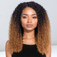Golden Legend Ombre Colored Glueless Curly Lace Wig