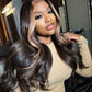 Summerella Same Ashy Blonde Highlights 13x6 Lace Front Human Hair Wigs Full And Bouncy Loose Body Wave Double Drawn Weft Made
