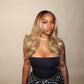 10A Double Drawn Customized Colored 250% Density 13x6 Lace Human Hair Wigs