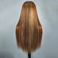 10A 4/27# Highlight Colored Straight 13x6 Lace Front Human Hair Wigs