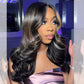 210% Density Light Highlight Blonde Lace Wigs Elegant Length