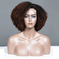 Side Part Ombre Brown Colored Glueless Lace Wigs Ready To Wear