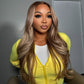 250% Density Customized Colored 13x6 Lace Human Hair Wigs