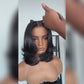 Trendy Side Part Layered Cut Blowout Bob Glueless Lace Wig