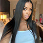 Transparent 13x6 Lace Front 5x5 Glueless Lace Closure Wig Ready To Wear Human Hair Wigs Brazilian Straight Hair