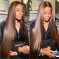 SUPER DEAL ! Chocolate Brown Colored 13x6 HD Transparent Lace Front 5x5 Glueless Ready Go Human Hair Wigs For Women