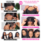 5x5 Glueless Lace Closure Wig Exotic Curly Ready To Wear Human Hair Wigs