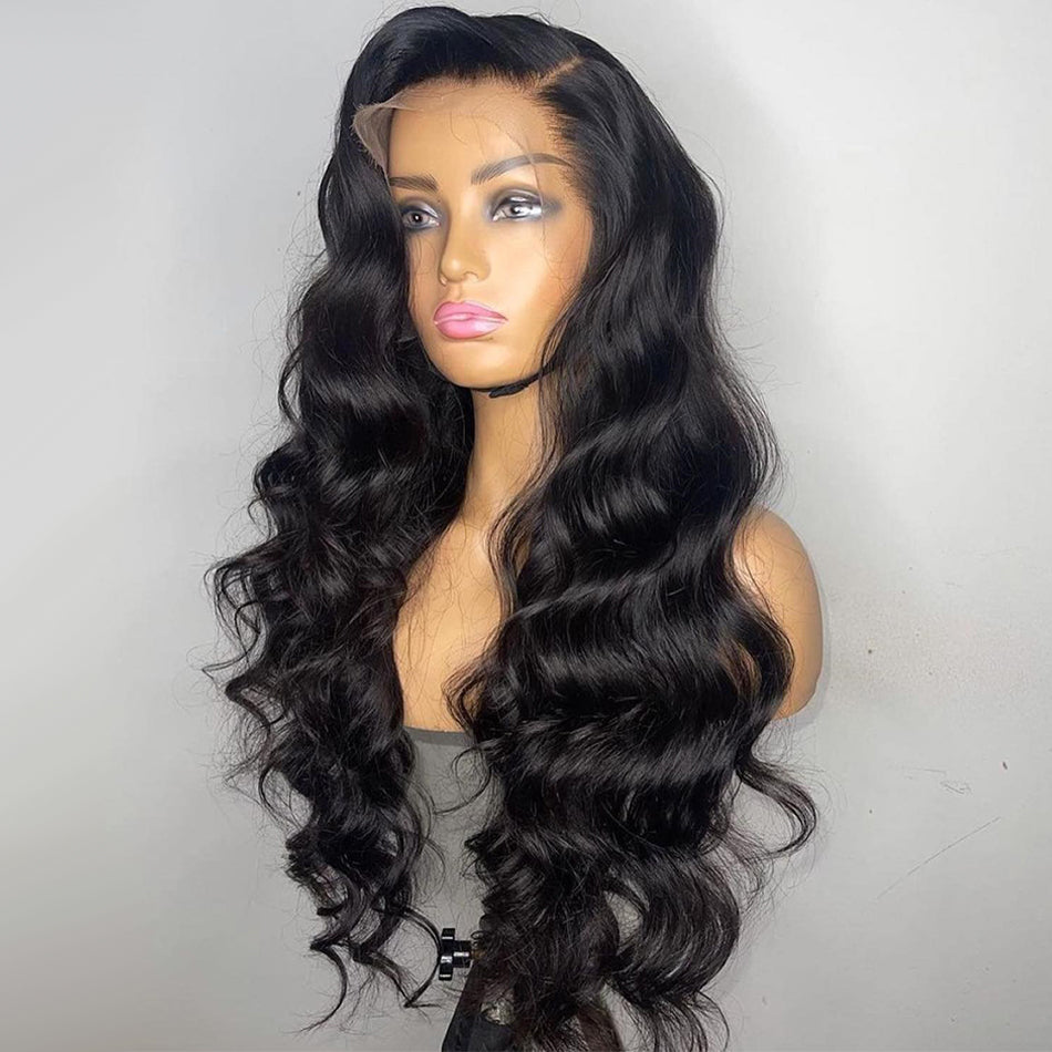 180% 13x4 13x6 Lace Front Human Hair Wigs Body Wave Pre Plucked Affordable Quality Wig